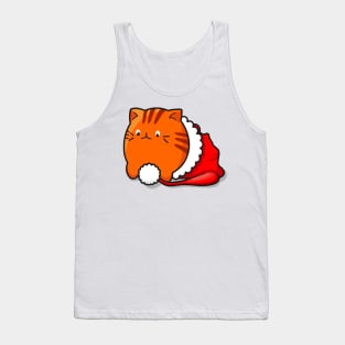 cute cat love christmas Tank Top